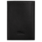 Longchamp Le Foulonné Passport cover Black