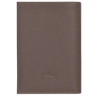 Longchamp Le Foulonné Passport cover Taupe