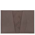 Longchamp Le Foulonné Passport cover Taupe