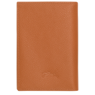 Longchamp Le Foulonné Passport cover Amber