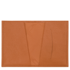 Longchamp Le Foulonné Passport cover Amber