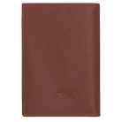 Longchamp Le Foulonné Passport cover Coffee