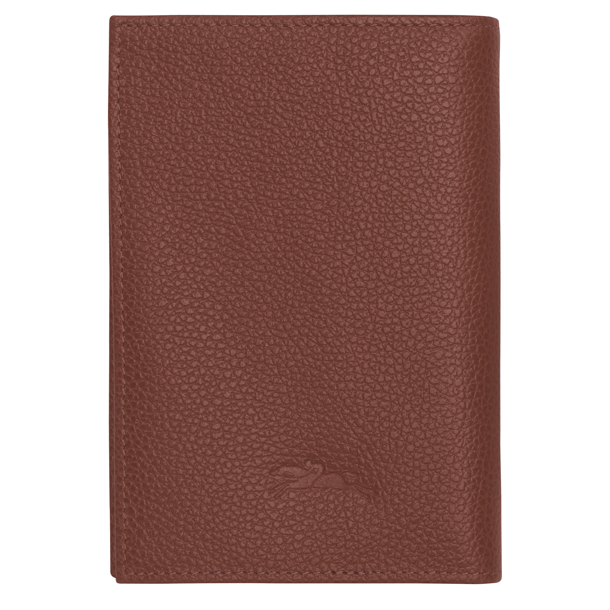 Longchamp Le Foulonné Passport cover Coffee