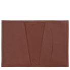 Longchamp Le Foulonné Passport cover Coffee