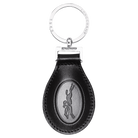 Longchamp Le Foulonné Key ring Black
