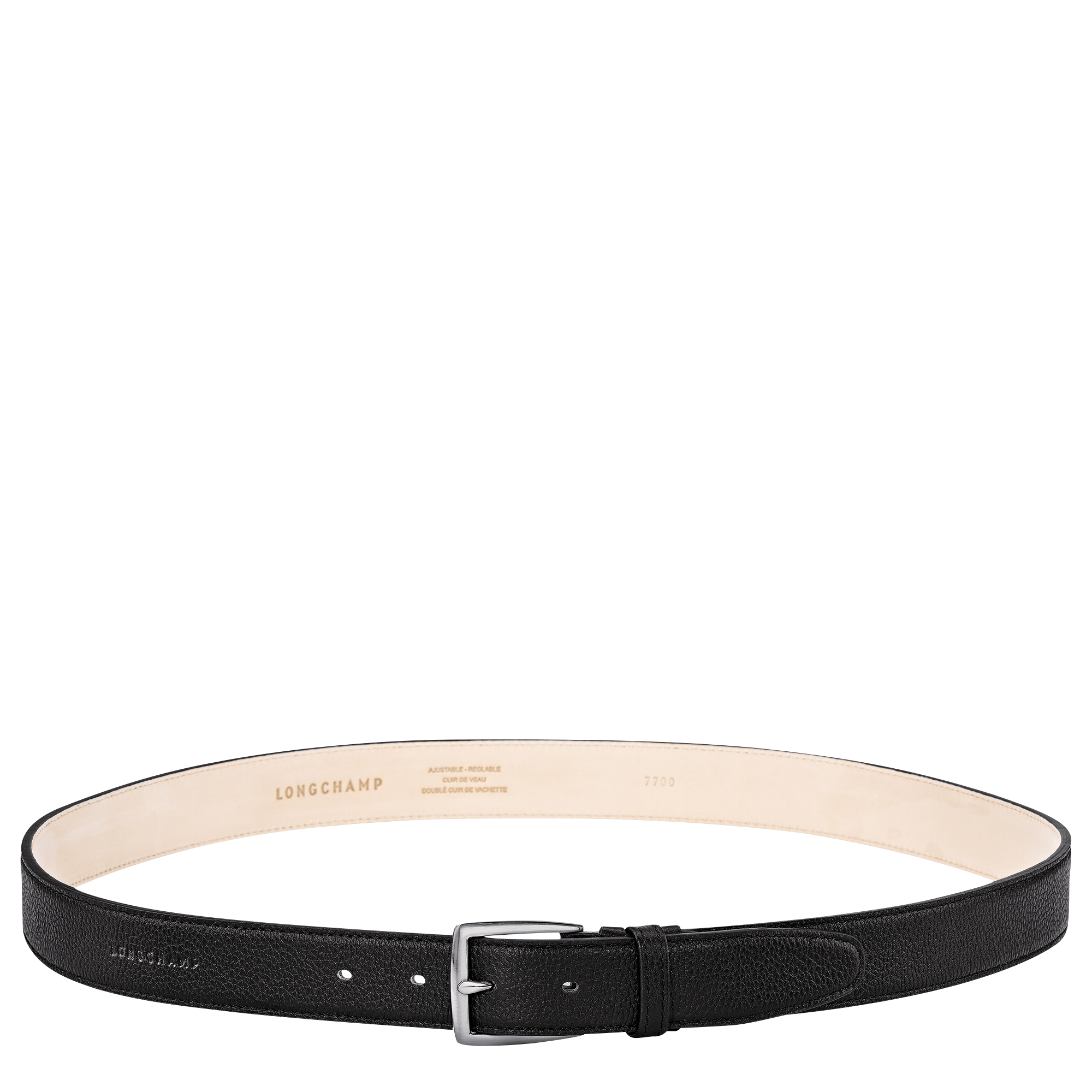Longchamp Le Foulonné Men's belt Black