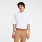 Longchamp Le Foulonné Men's belt Caramel