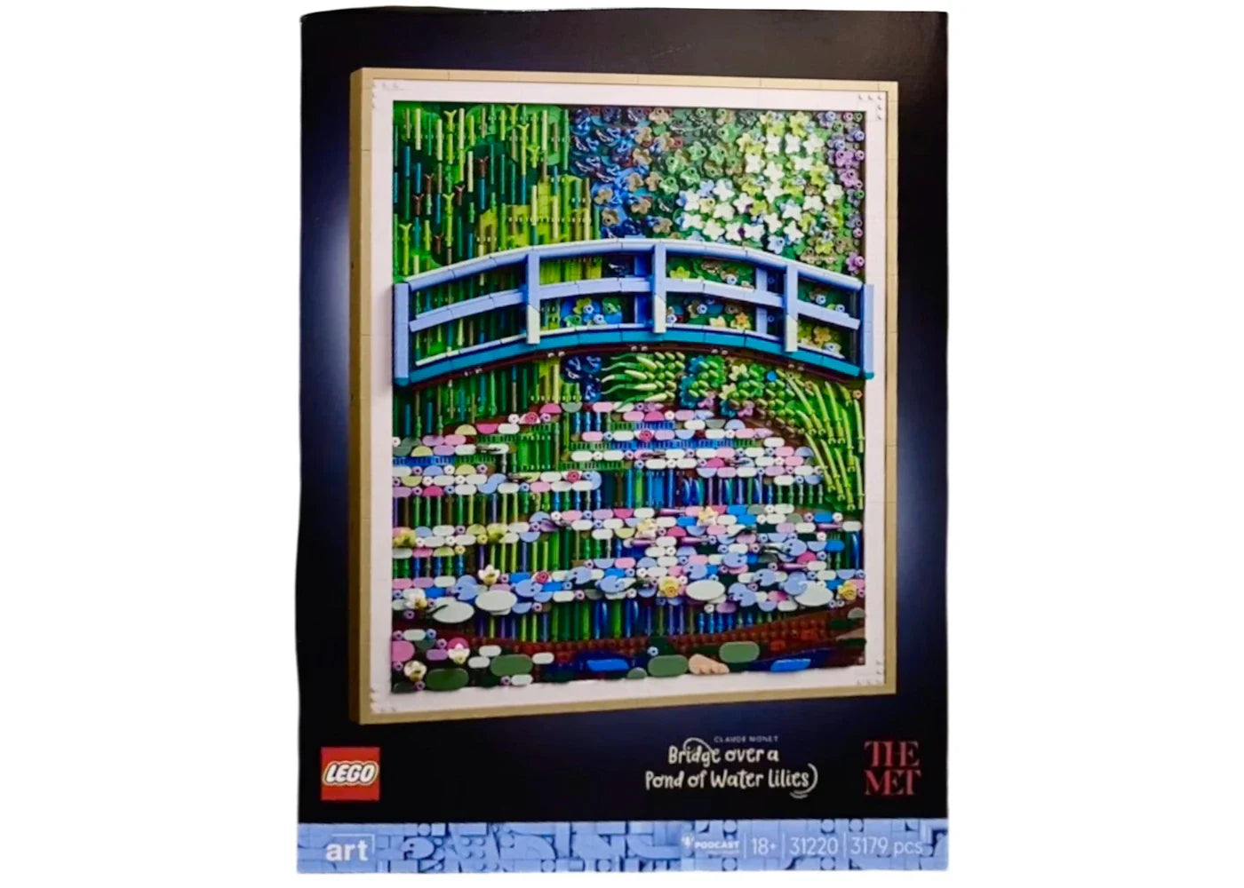 Lego Art Claude Monet Bridge Over A Pond Of Water Lilies Set 31220