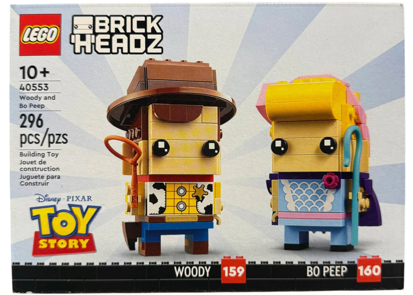 Lego Brick Headz Toy Story Woody And Bo Peep Set 40553