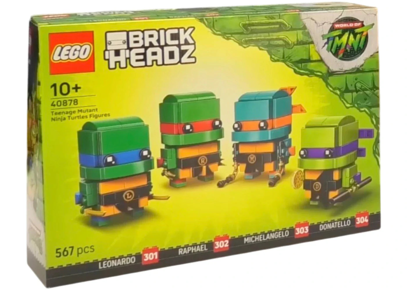 Lego Brickheadz Teenage Mutant Ninja Turtles Figures Set 40878