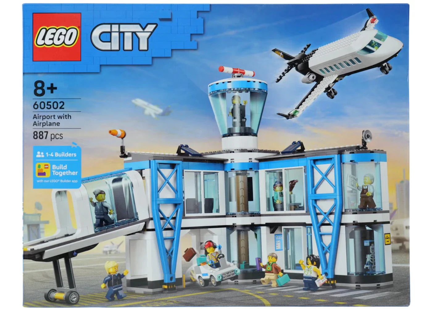 Lego City Airport With Airplane Set 60502