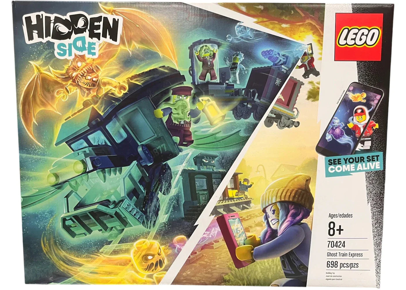 Lego Hidden Side Ghost Train Express Set 70424