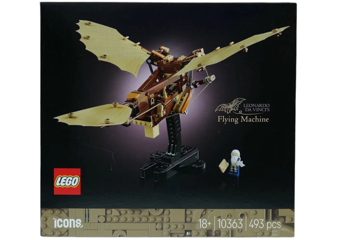 Lego Icons Leonardo Da Vincis Flying Machine Set 10363