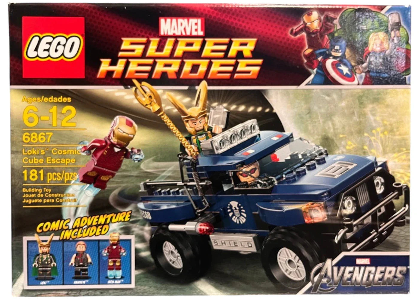 Lego Marvel Super Heroes Lokis Cosmic Cube Escape Set 6867