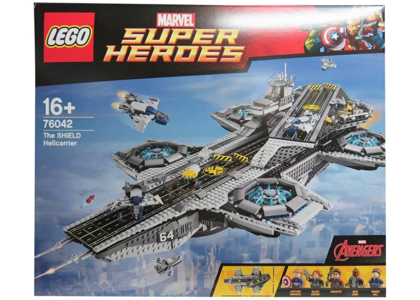 Lego Marvel Super Heroes The Shield Helicarrier Set 76042