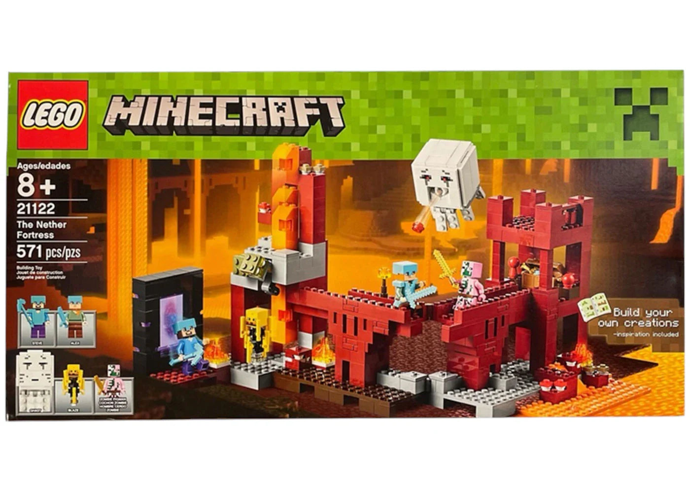 Lego Minecraft The Nether Fortress Set 21122