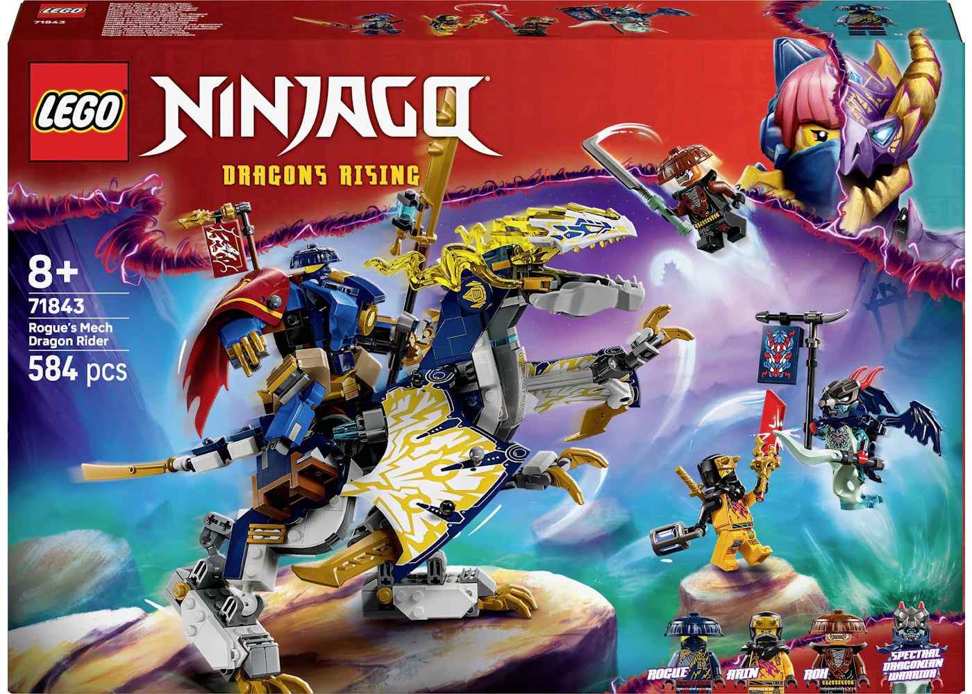 Lego Ninjago Rogues Mech Dragon Rider Set 71843