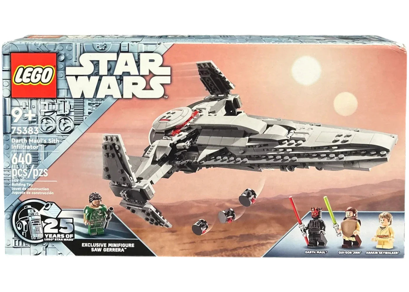 Lego Star Wars Darth Mauls Sith Infiltrator Set 75383
