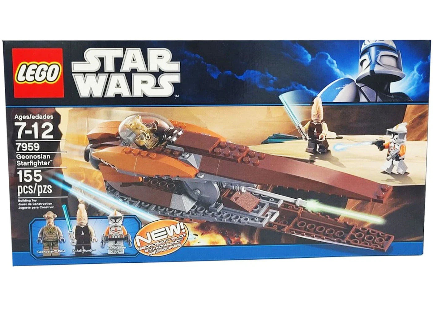 Lego Star Wars Geonosian Starfighter Set 7959