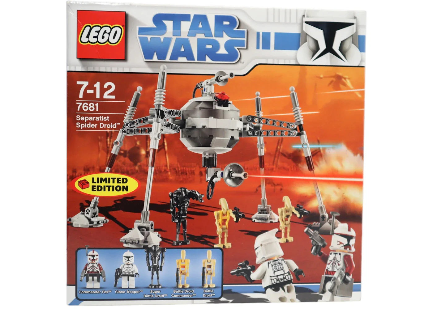 Lego Star Wars Separatist Spider Droid Set 7681