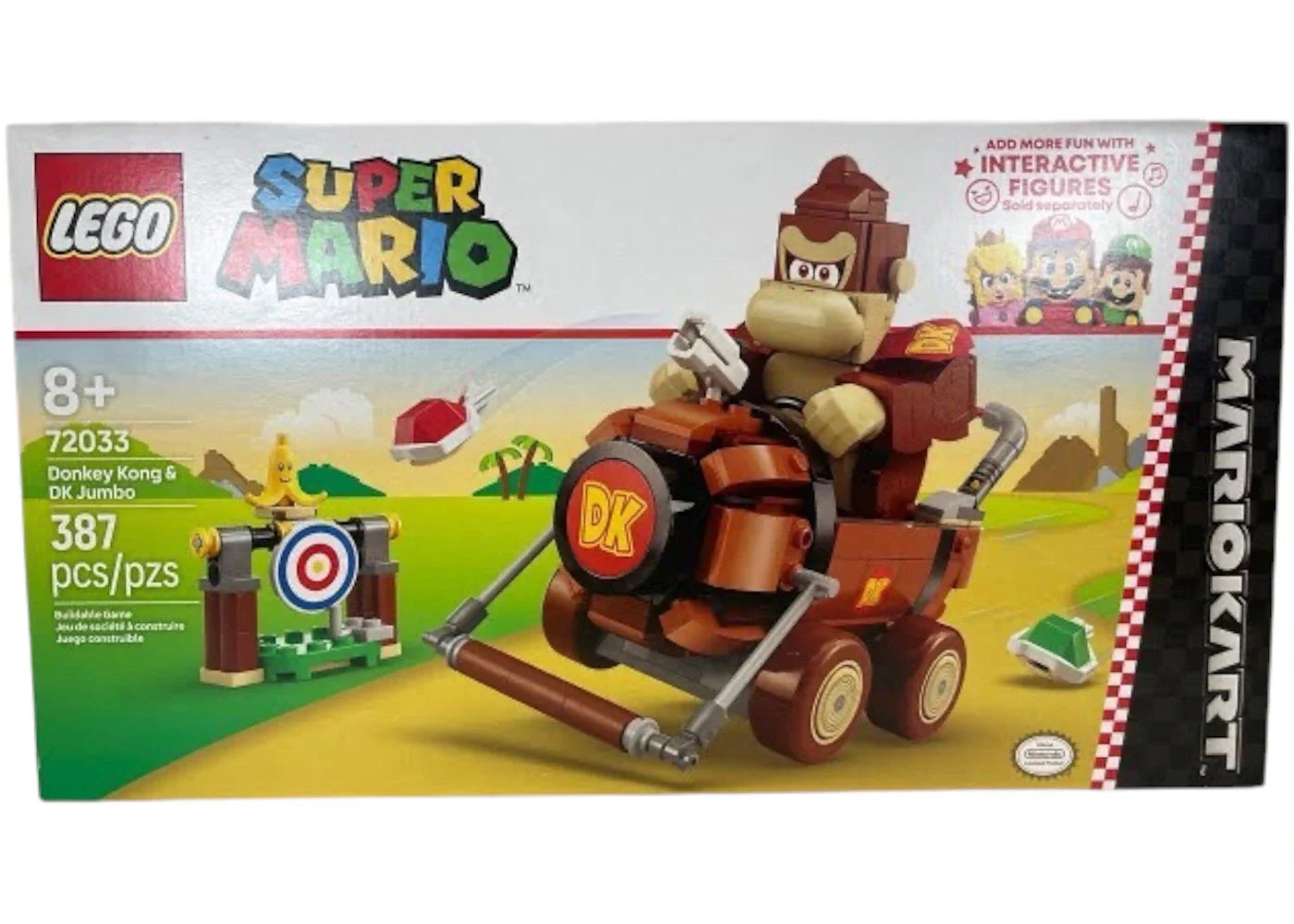 Lego Super Mario Mario Kart Donkey Kong & Dk Jumbo Set 72033