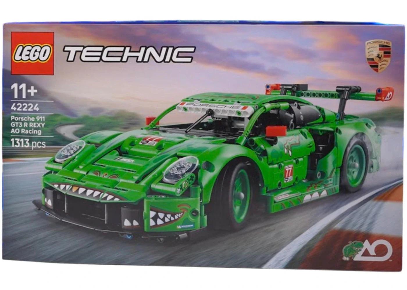 Lego Technic Porsche 911 Gt3 R Rexy Ao Racing Car Set 42224