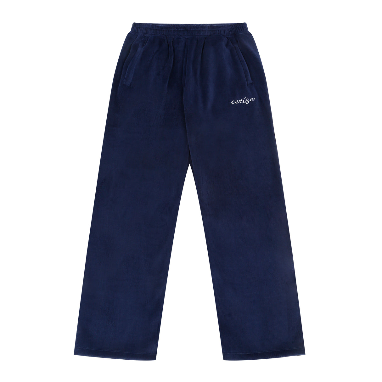 CERISE BREEZY CORD PANTS - NAVY BLUE