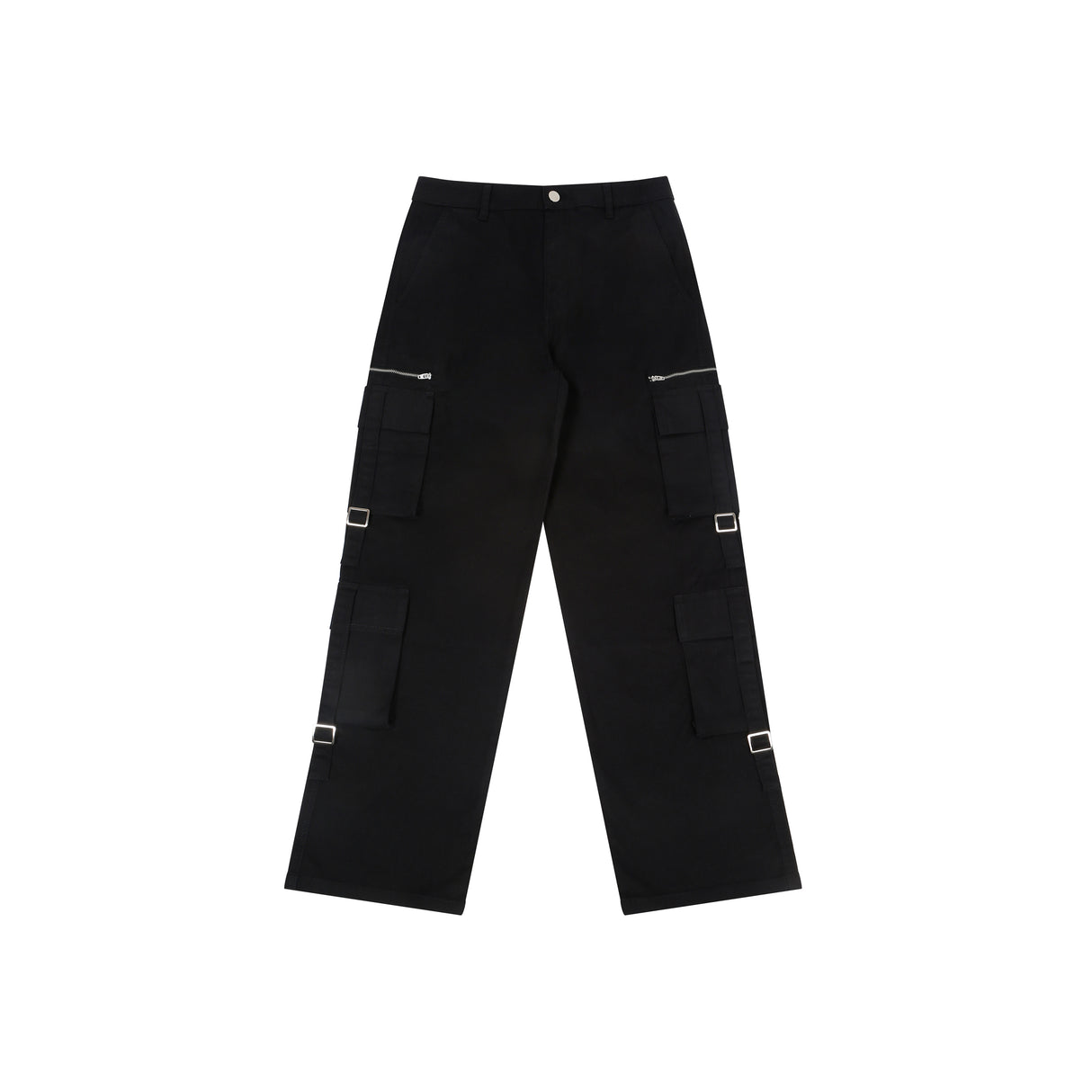 STRAP CARGO PANT - BLACK