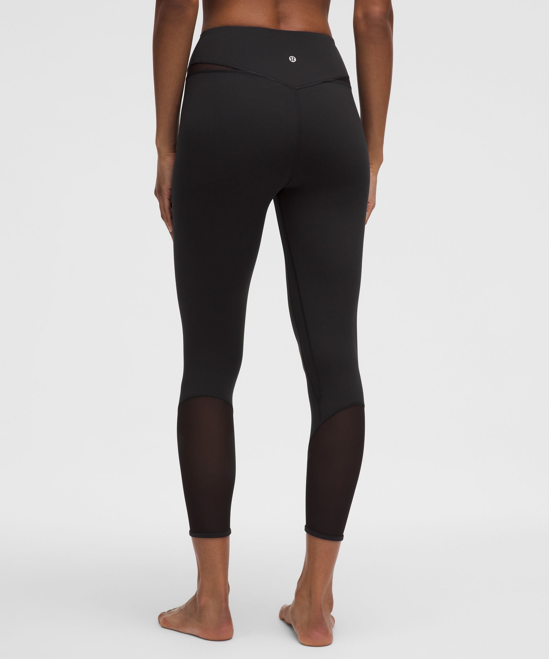 Lululemon Mesh-Panelled Nulu High-Rise Yoga Crops 23"