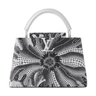 Louis Vuitton X Yayoi Kusama Capucines Mm Black/White
