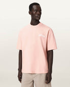 AllSaints Odyssey Oversized Short Sleeve Crew T-Shirt – Blushed Pink