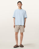 AllSaints Odyssey Oversized Short Sleeve Crew T-Shirt – Salton Blue