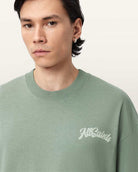 AllSaints Odyssey Oversized Short Sleeve Crew T-Shirt – Spring Green