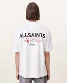 All Saints Amore Underground Oversized T-Shirt 'Ashen White'