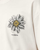 AllSaints Petals Boxy Short Sleeve Graphic T-Shirt – Chalk White