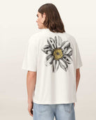 AllSaints Petals Boxy Short Sleeve Graphic T-Shirt – Chalk White