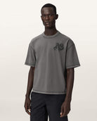 AllSaints Insignia Short Sleeve Cotton T-Shirt – Washed Black