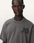 AllSaints Insignia Short Sleeve Cotton T-Shirt – Washed Black