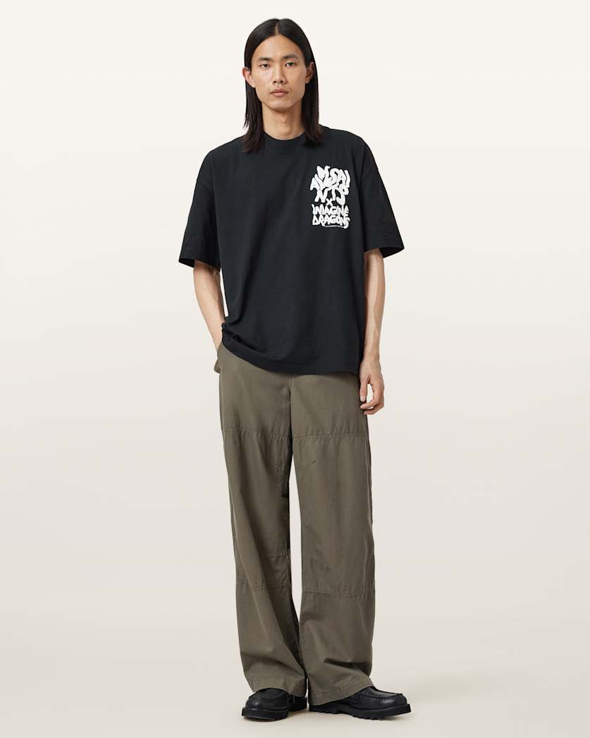 AllSaints X Imagine Dragons Drogando T-Shirt – Jet Black