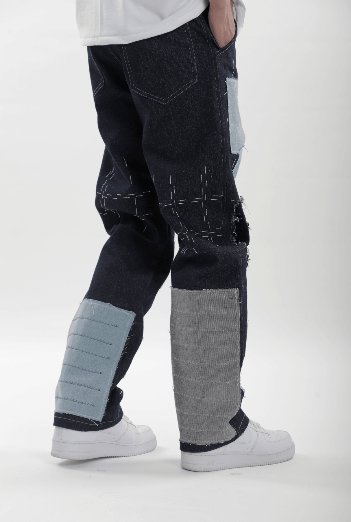 Sashiko Boro Jeans - dawntown