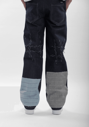 Sashiko Boro Jeans - dawntown