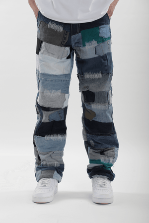 Denim Upcycled Jeans - dawntown