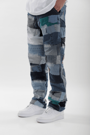 Denim Upcycled Jeans - dawntown