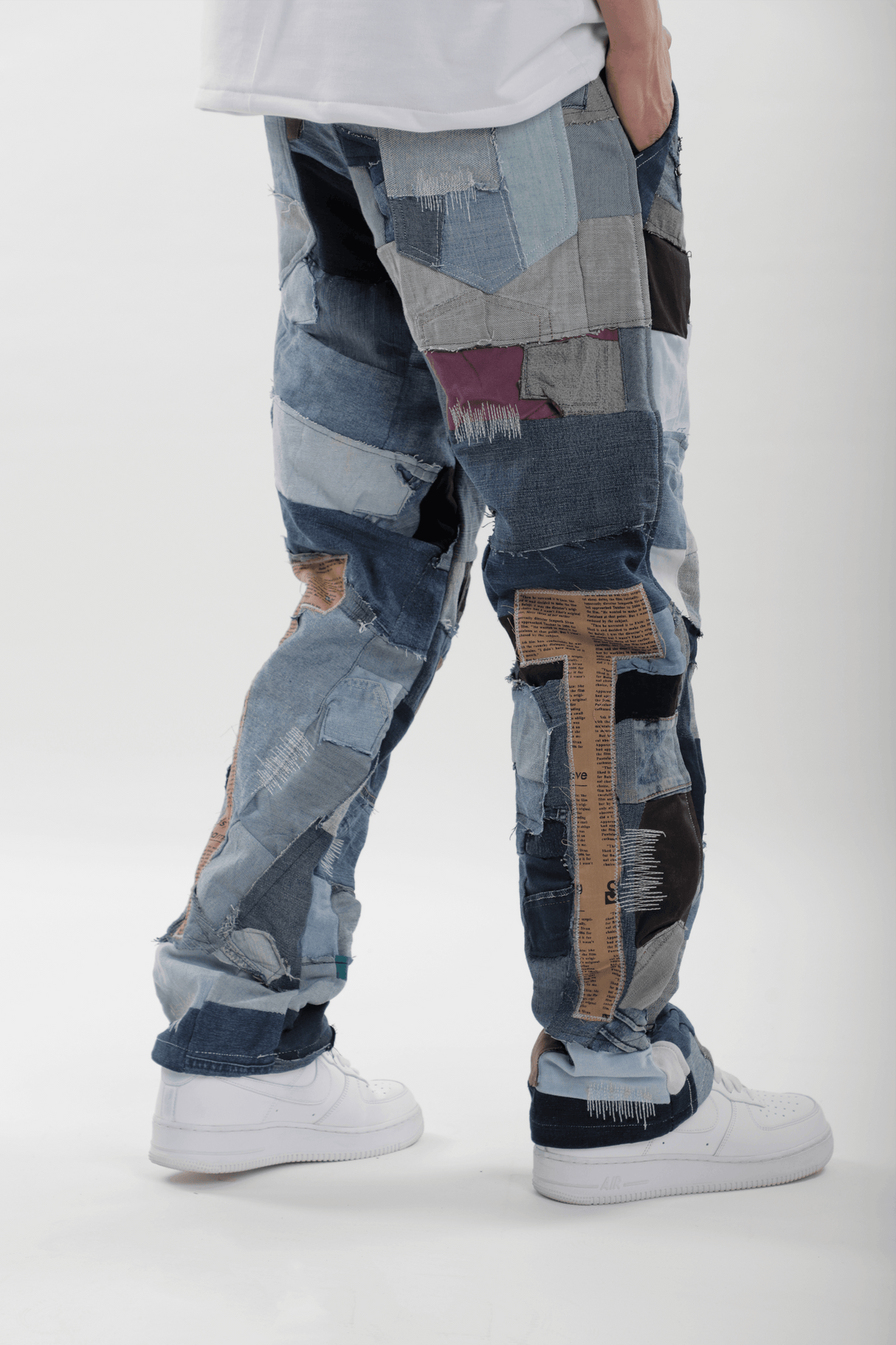 Denim Upcycled Jeans - dawntown