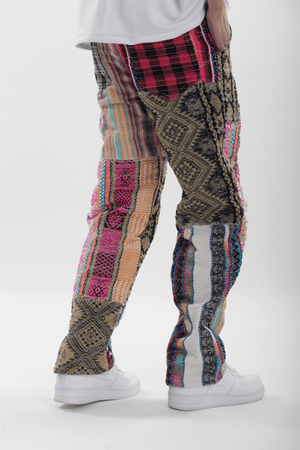 Ethnic Patchwork Jeans - dawntown