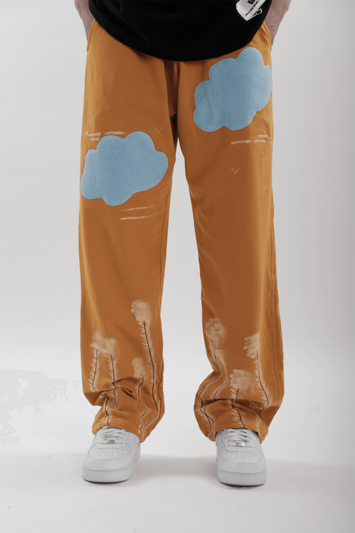 Bleached Floral Joggers