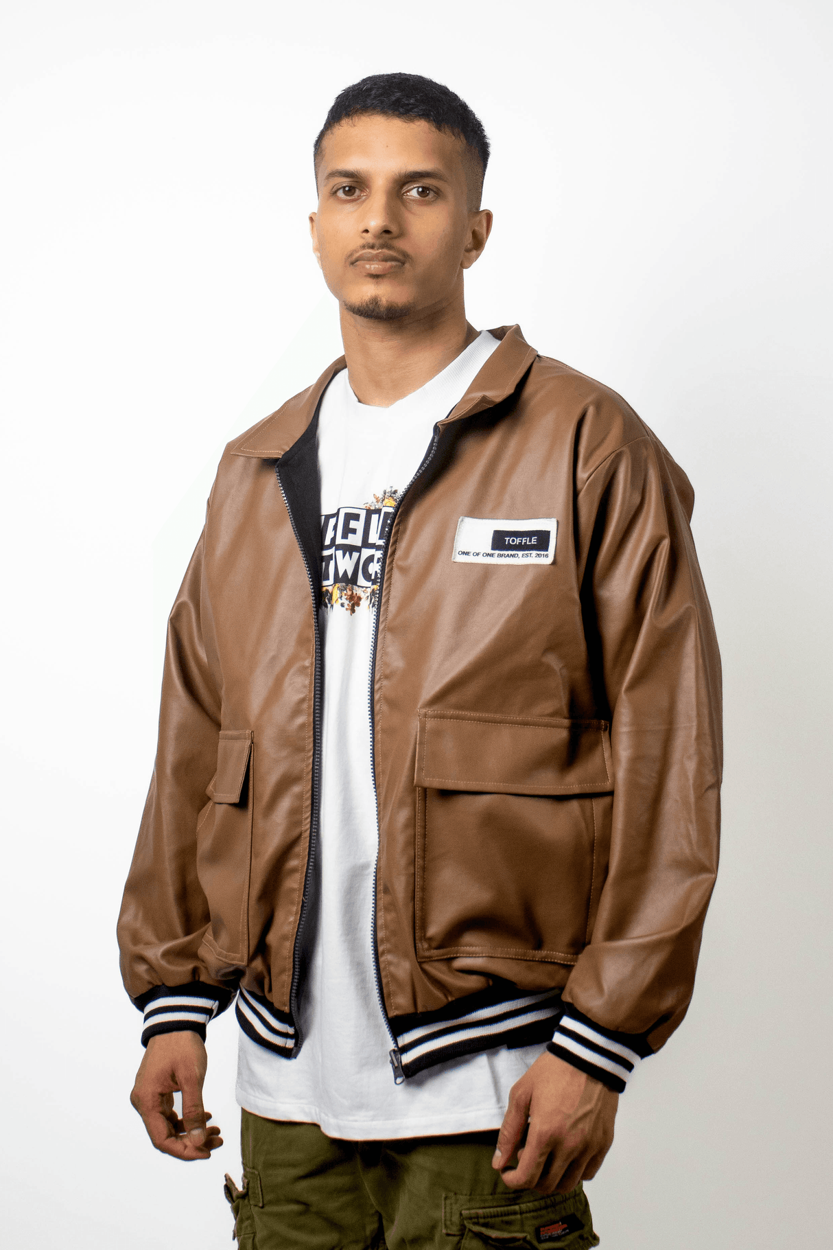 Brown Leather Jacket - dawntown