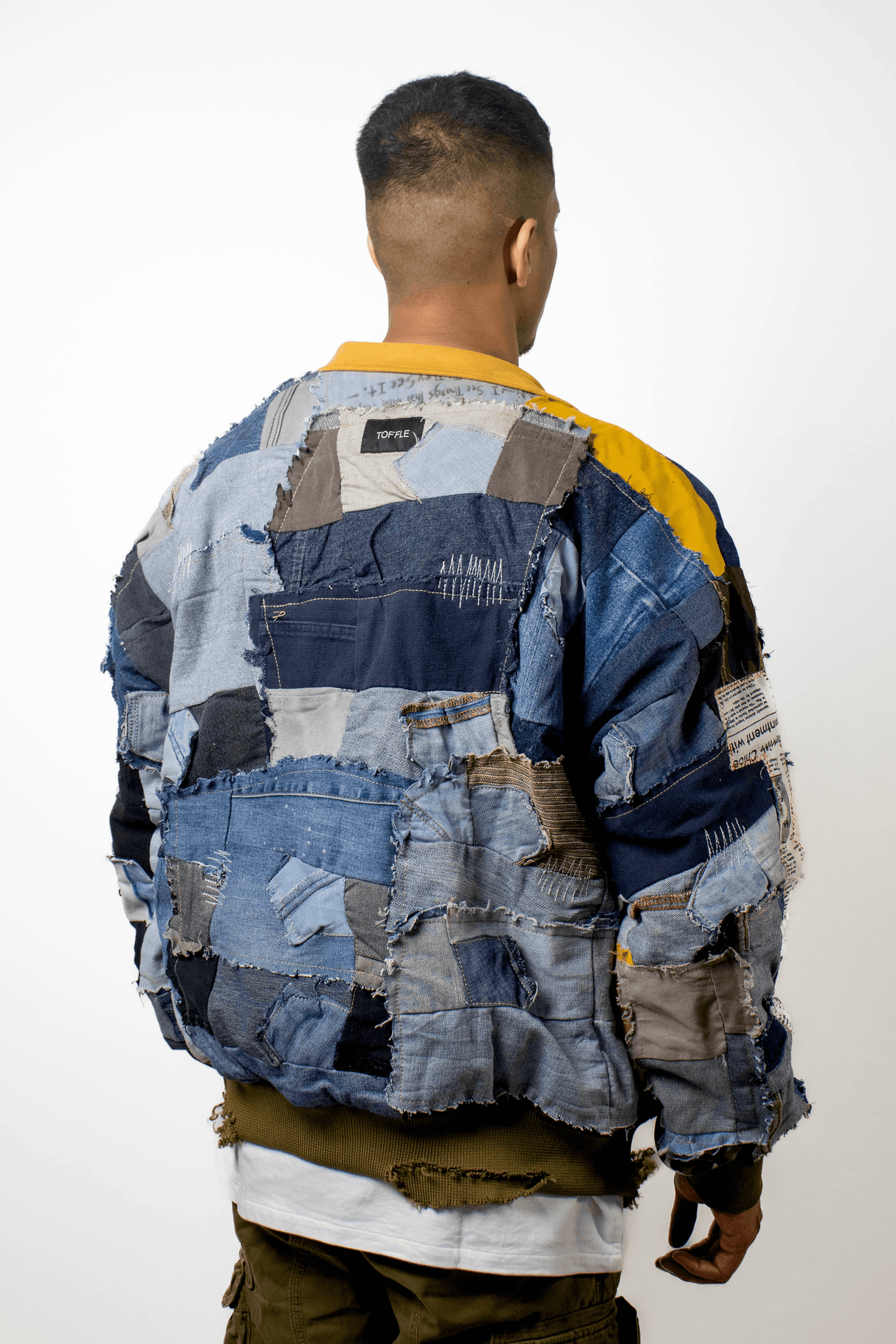 Denim Upcycled Jacket - dawntown