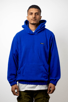 Dark Blue Polar Fleece Hoodie - dawntown