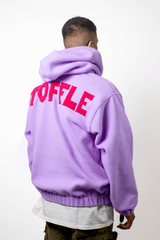 Lavender Polar Fleece Hoodie - dawntown